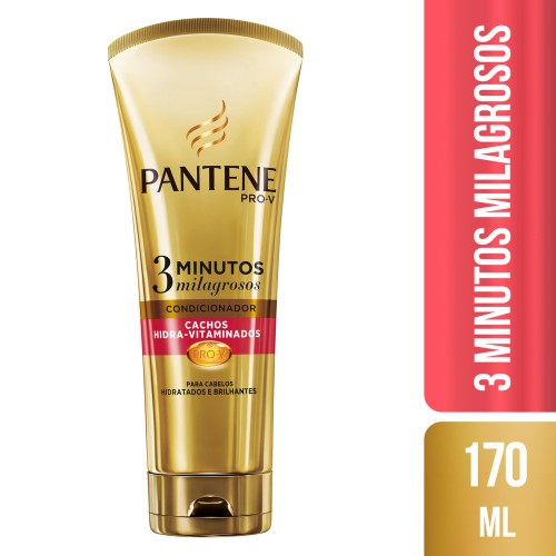 Condicionador Pantene 3 Minutos Milagrosos Cachos 170ml