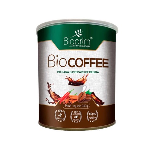 Café Termogênico em Pó Bioprim Biocoffee com 240g