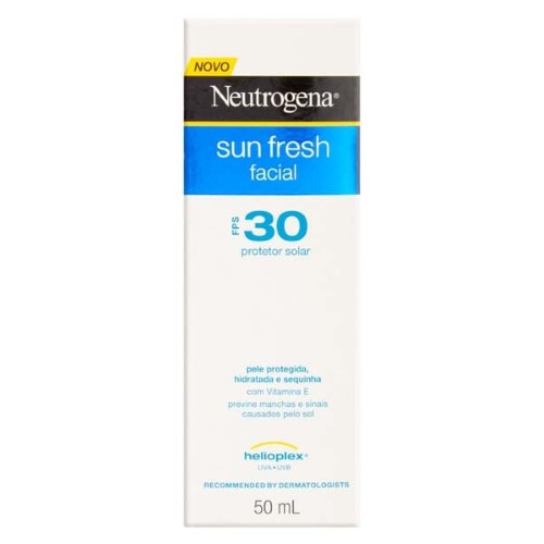 Protetor Solar Facial Neutrogena Sun Fresh FPS 30 com 50ml