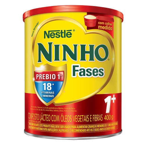 Leite Em Pó Ninho Prebio Infantil Fases 01 400G - Ninho