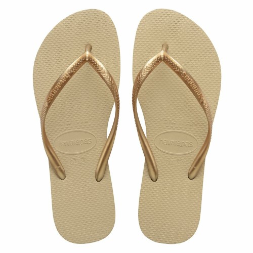 Sandália Havaianas Slim Areia Dourado Claro tamanho 41/42