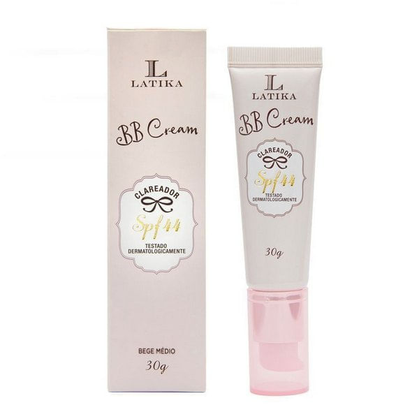 Latika Whitening FPS 44 Bege Médio - BB Cream 30g