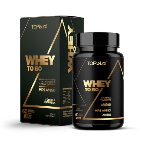 Whey To Go Topway Limão 60 Cápsulas