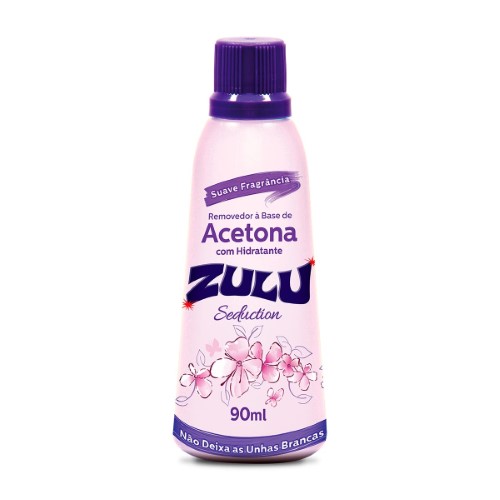 Removedor de Esmalte à Base de Acetona Zulu Seduction com 90ml