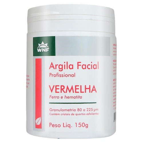 Argila Facial Profissional Vermelha 150g – WNF