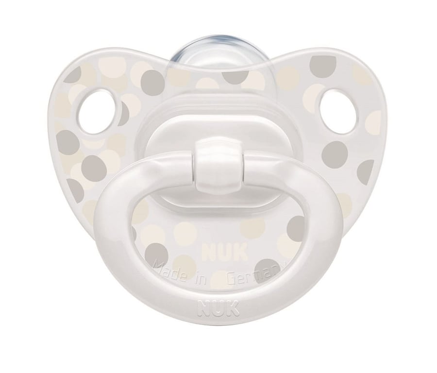 Chupeta Nuk Classic Neutra 0 A 6 Meses Com 1 Unidade