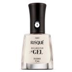 Esmalte Cremoso Risqué Diamond Gel Chá Branco 9,5ml