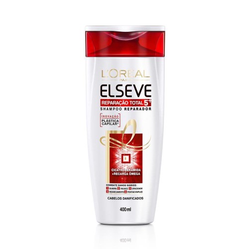 Shampoo Elseve Reparação Total 5+ com 400ml