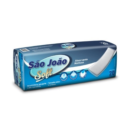 Absorvente Sao Joao Soft Multiuso 20un