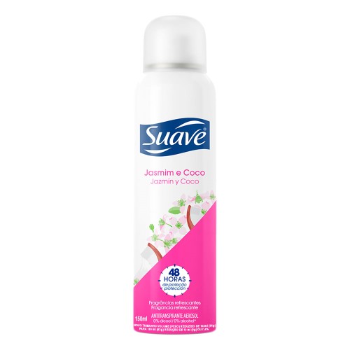 Desodorante Antitranspirante Suave Jasmin e Coco 150ml