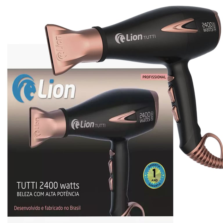 Secador Profissional Lion Tutti Cobre 240W 127V