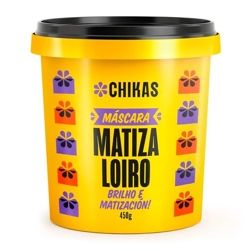 Máscara Capilar Chikas Matiza Loiro 450g