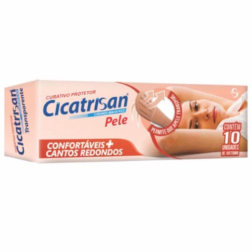 Curativo Cicatrisan Cor Da Pele C/10 Unidades