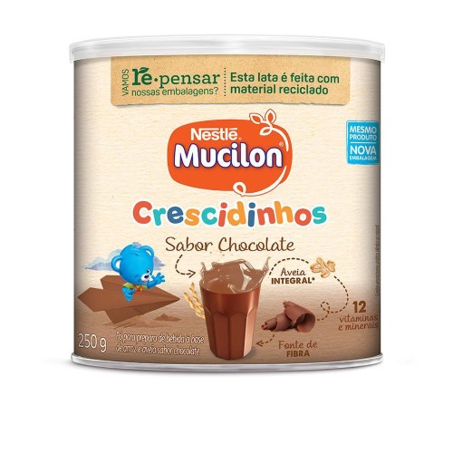 Cereal Infantil Mucilon Crescidinhos Chocolate com 250g