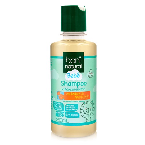 Shampoo Boni Natural Bebê Calêndula e Hamamélis 250ml