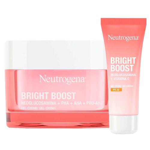 Neutrogena Bright Boost Kit – Gel Creme Hidratante + Gel Creme Hidratante FPS30