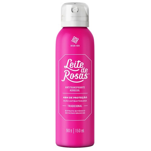 Desodorante Leite de Rosas Aerosol Tradicional 90ml