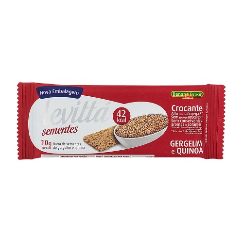 Barra de Cereais Levittá Sementes Gergelim e Quinoa 10g