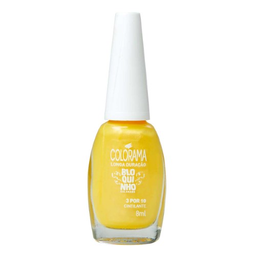 Esmalte Cintilante Colorama Bloquinho 3 Por 10 com 8ml