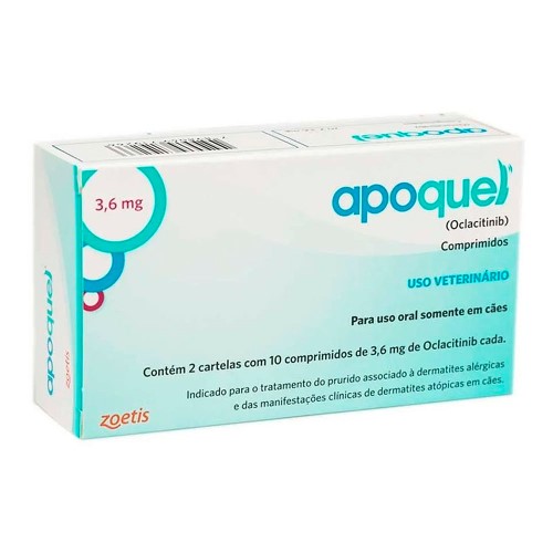 Apoquel 3,6mg 20 Comprimidos