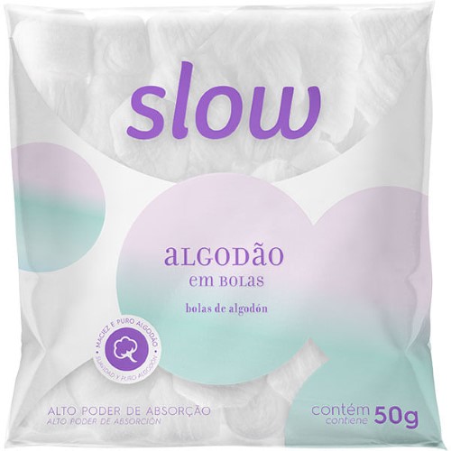 Algodão slow 50g bolas