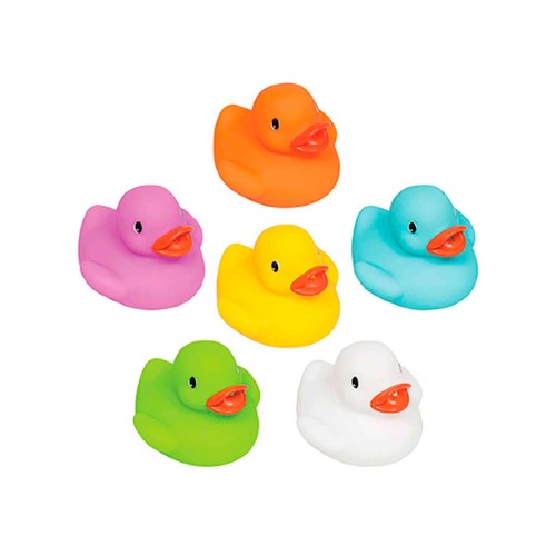 Patinhos de Banho Buba Baby Colors com 6 unidades