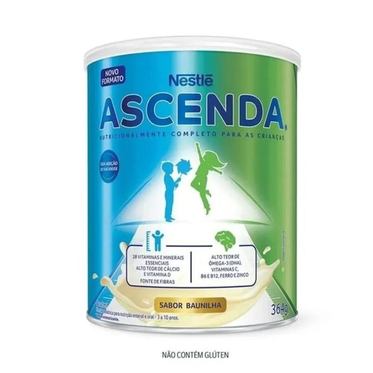 Suplemento Alimentar Ascenda Baunilha 364g