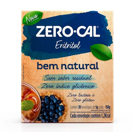 Adoçante em Pó Zero Cal Eritritol 30 Sachês