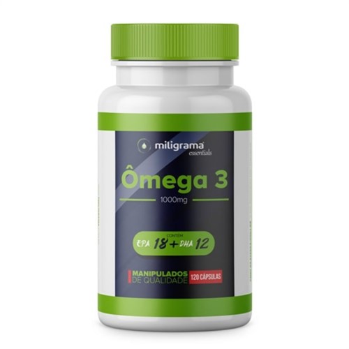 Ômega 3 1000mg 120 cápsulas - Óleo de Peixe