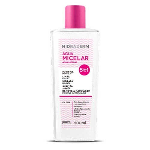 Água Micelar Hidraderm 5 em 1 com 200ml