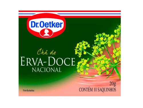 Chá de Erva Doce Dr. Oetker 10 Sachês