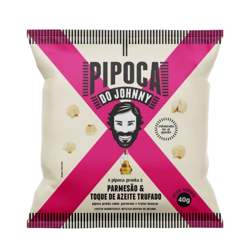 Pipoca Do Johnny Parmesão E Toque De Azeite Trufado 40g