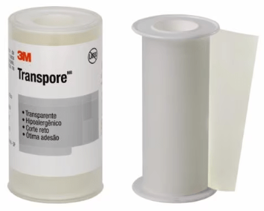 Fita Transpore 3M Transparente 100mm X 4,5m