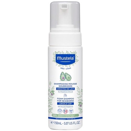 Shampoo Mousse Recém-Nascido Mustela Bebê com 150ml