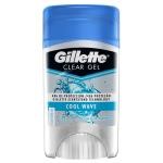 Desodorante Gillette Endurance Cool Wave Clear Gel com 45g