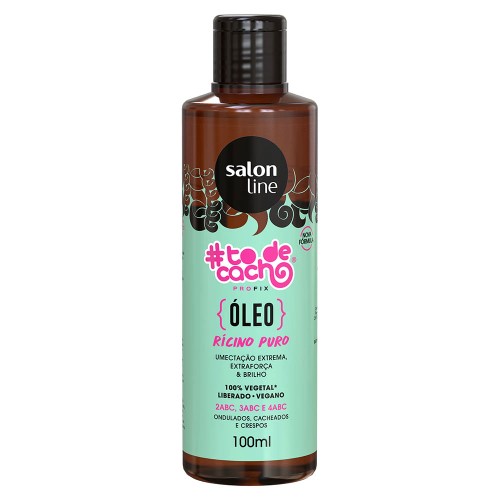 Óleo de Umectação Rícino Puro Salon Line To de Cacho com 100ml