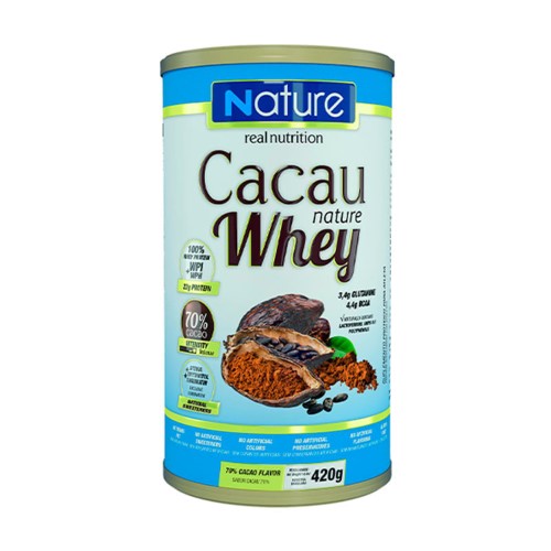 Whey Protein Cacau Nature Whey - Nutrata - 420g