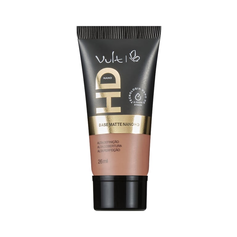 Base Líquida Facial Matte Nano Hd V260 Vult 26ml