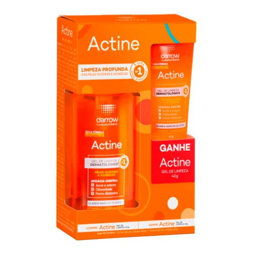 Kit Actine Darrow Gel de Limpeza 140g + Gel de Limpeza 40g