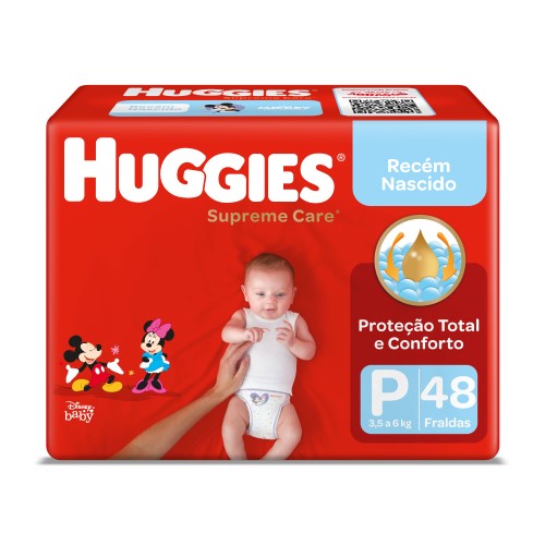 Fralda Huggies Supreme Care P 48 Fraldas