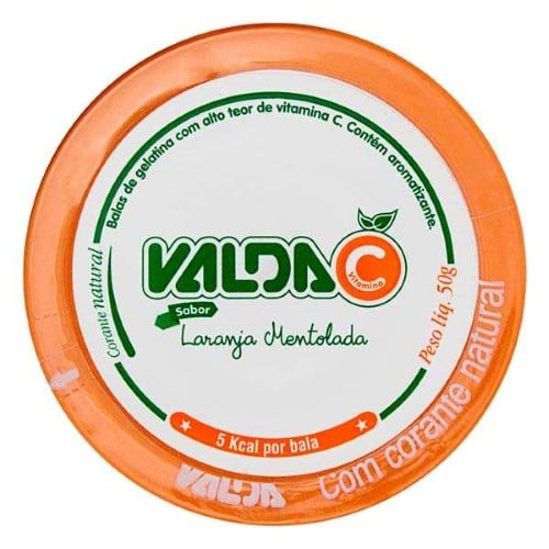 Valda C Laranja Mentolada Lata Avulso 50G