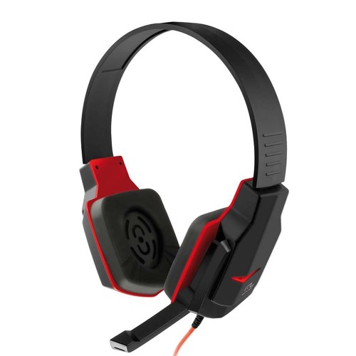 Fone Headset Gamer Multilaser com Microfone P2 Preto e Vermelho