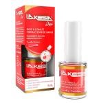 Base E Esmalte Fortalecedor de Unhas LaKesia Duo Vermelho Framboesa 9ml