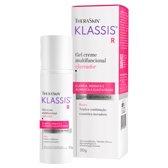 Gel Creme Multifuncional Facial Thera Skin Klassis R Clareador 30g