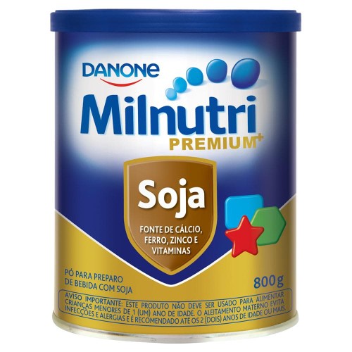 Pó Para Preparo De Bebida À Base De Soja Milnutri Premium Soja 800g