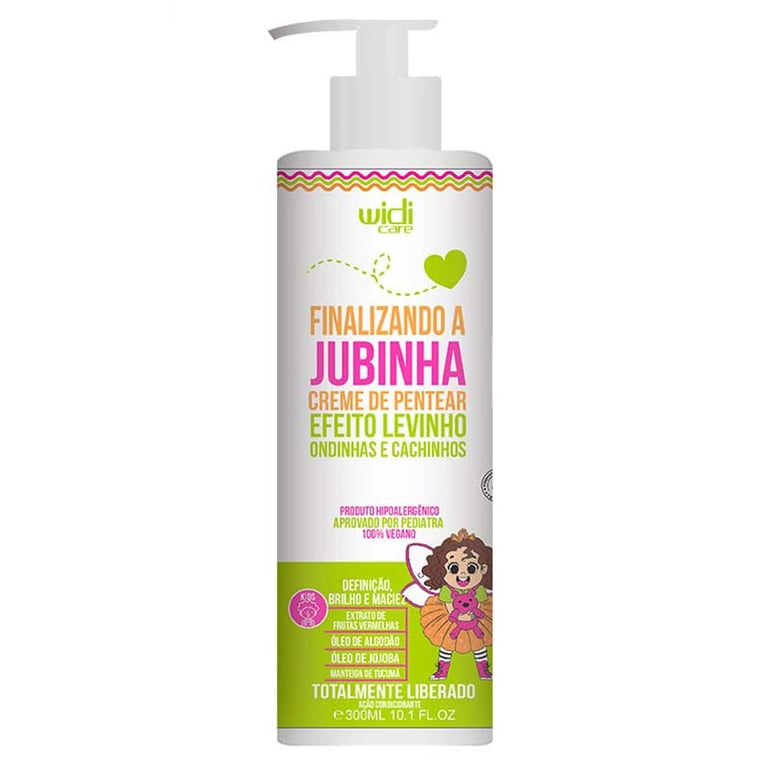 Finalizando a Jubinha Creme de Pentear Efeito Levinho Widi Care 300ml