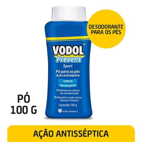 Pó para os Pés Vodol Prevent Sport com 100g