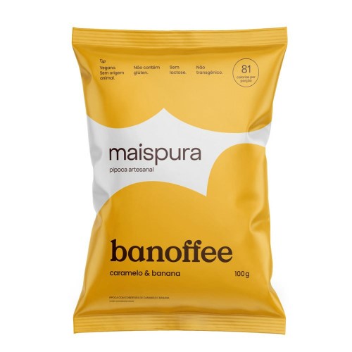 Pipoca Artesanal MaisPura Banoffee 100g