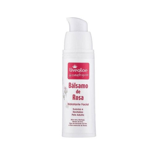 Bálsamo Facial Natural de Rosa 30ml – Livealoe