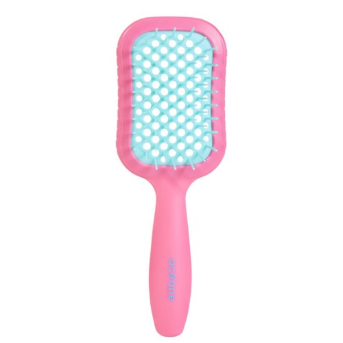 Escova de Cabelo Desembaraçante Océane Joy Brush Raquete Vazada Rosa com 1 unidade